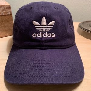 Adidas navy baseball hat